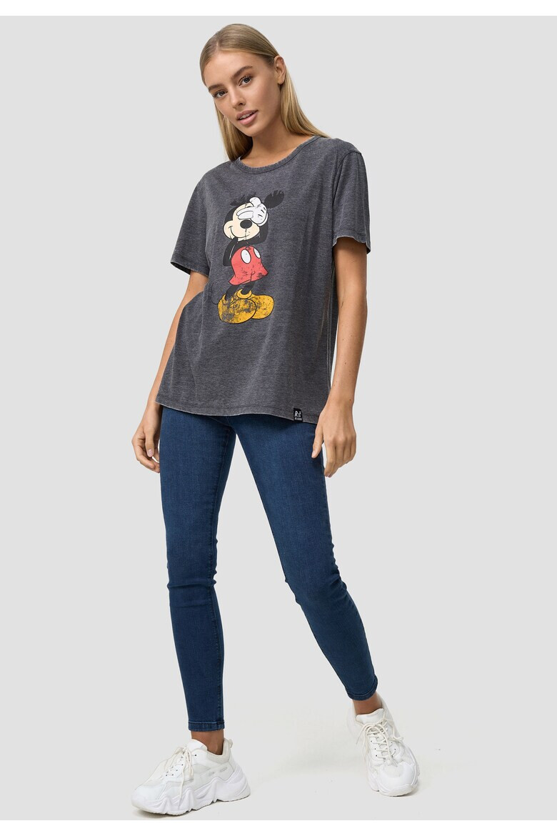 Recovered Tricou cu imprimeu Mickey Mouse Shy 3969 - Pled.ro