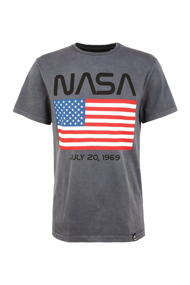 Recovered Tricou cu imprimeu NASA Moon Landing Date USA Flag 5503 - Pled.ro