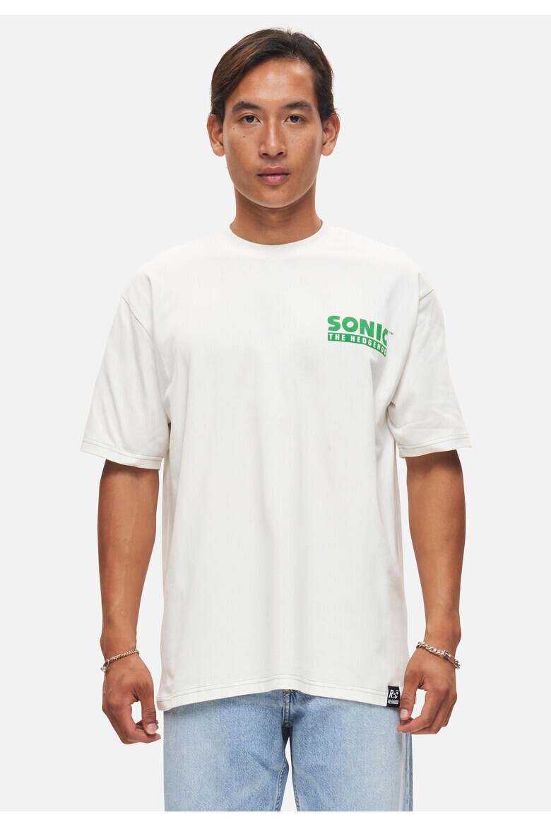 Recovered Tricou cu imprimeu pe partea din spate Sonic - Pled.ro