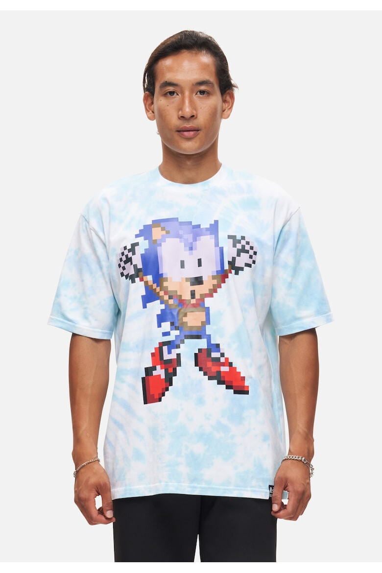 Recovered Tricou cu imprimeu Sonic Pixelated 7905 - Pled.ro