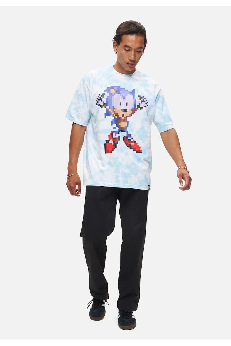 Recovered Tricou cu imprimeu Sonic Pixelated 7905 - Pled.ro