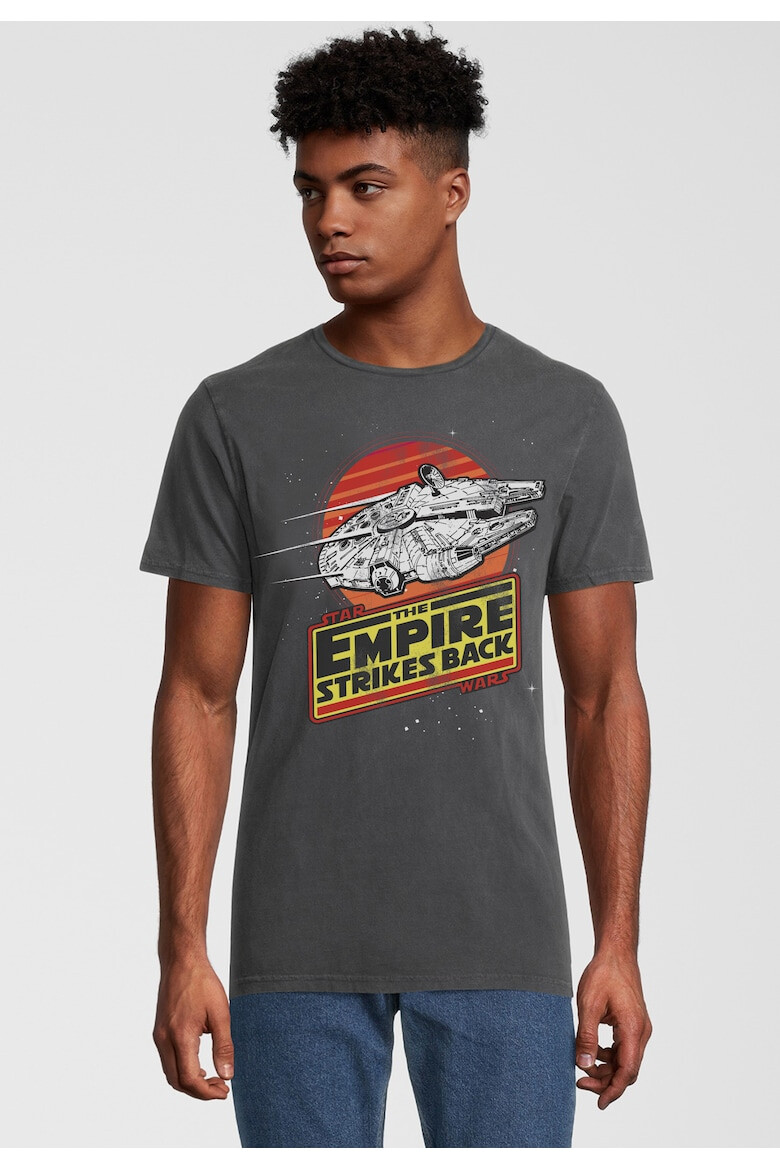 Recovered Tricou cu imprimeu Star Wars Empire Strikes Back Millenium Falcon 5457 - Pled.ro