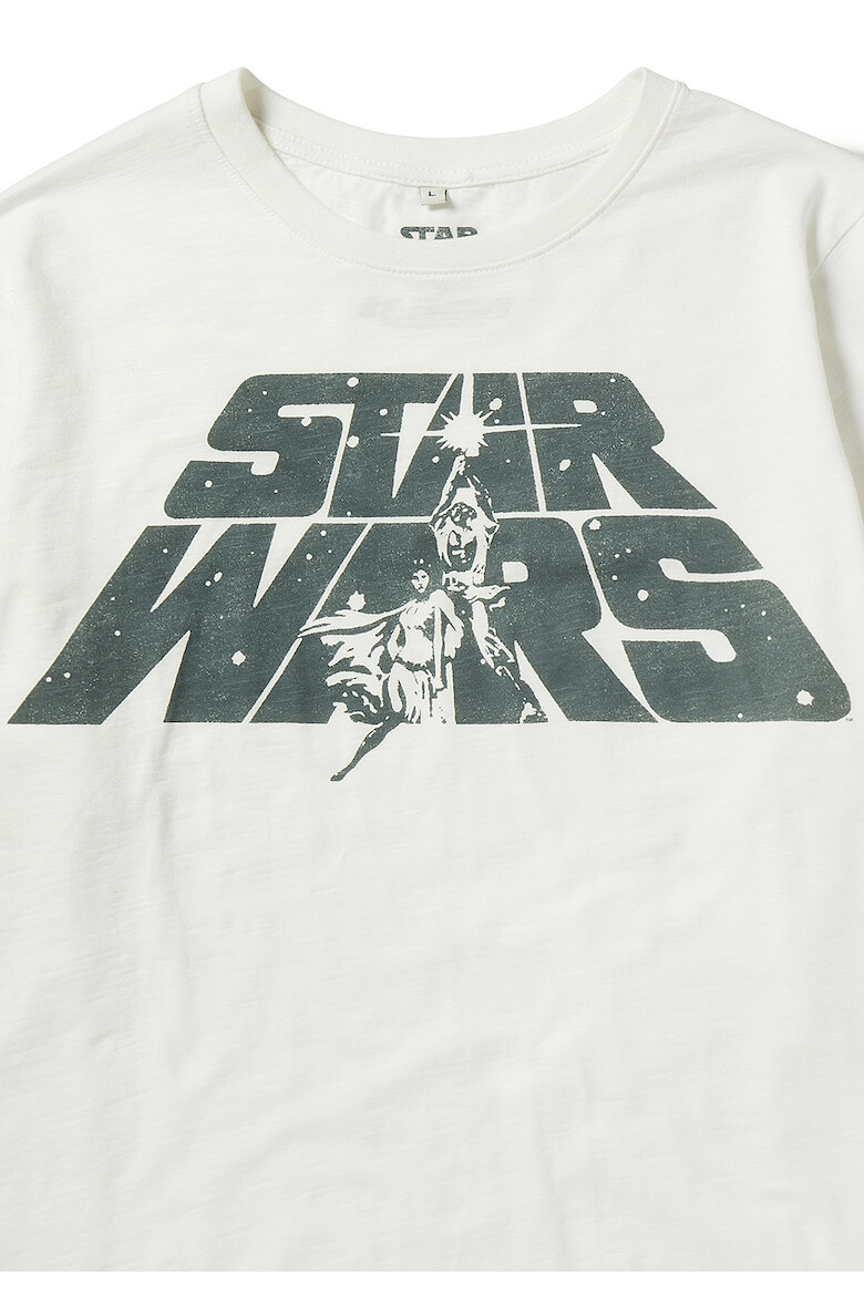 Recovered Tricou cu imprimeu Star Wars Original Logo Slub 5485 - Pled.ro