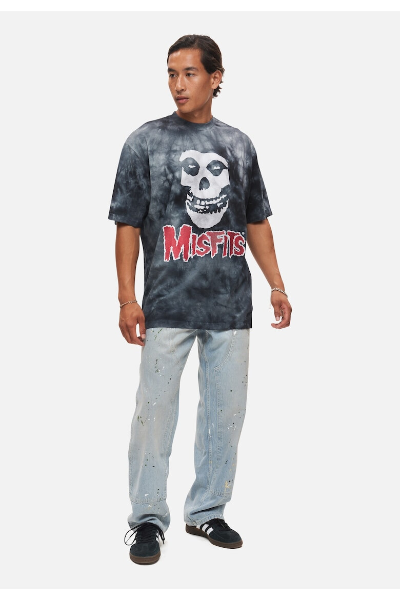 Recovered Tricou cu imprimeu tie-dye Misfits - Pled.ro