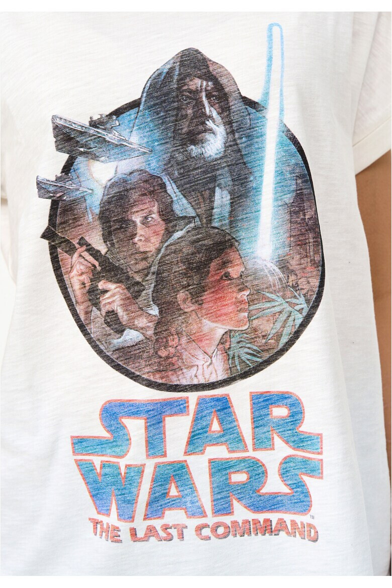 Recovered Tricou de bumbac cu decolteu rotund Star Wars The Last Command 4035 - Pled.ro