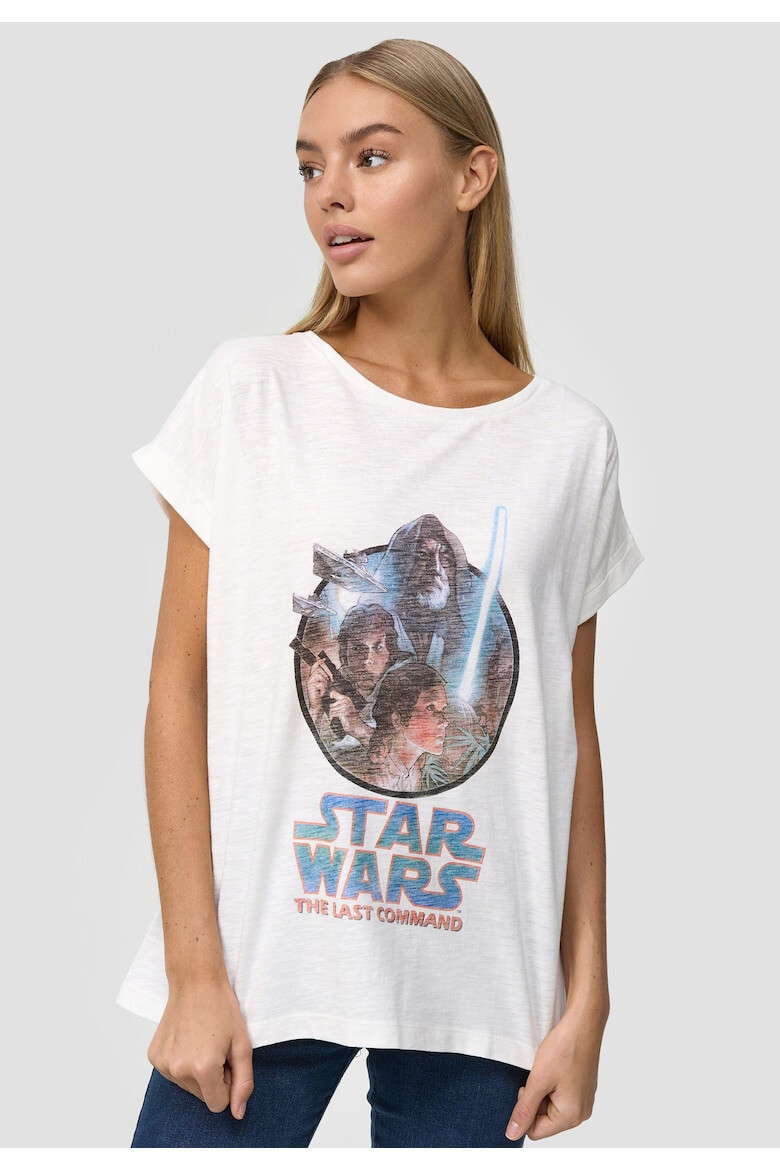 Recovered Tricou de bumbac cu decolteu rotund Star Wars The Last Command 4035 - Pled.ro