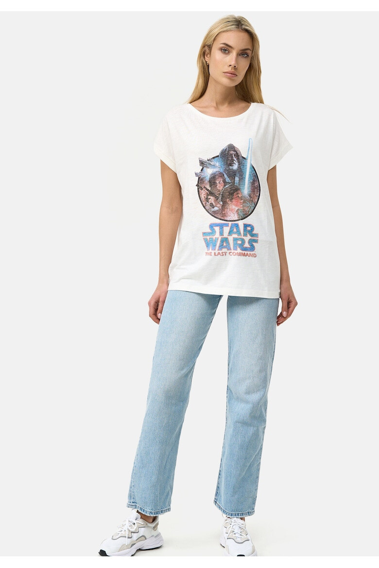 Recovered Tricou de bumbac cu decolteu rotund Star Wars The Last Command 4035 - Pled.ro