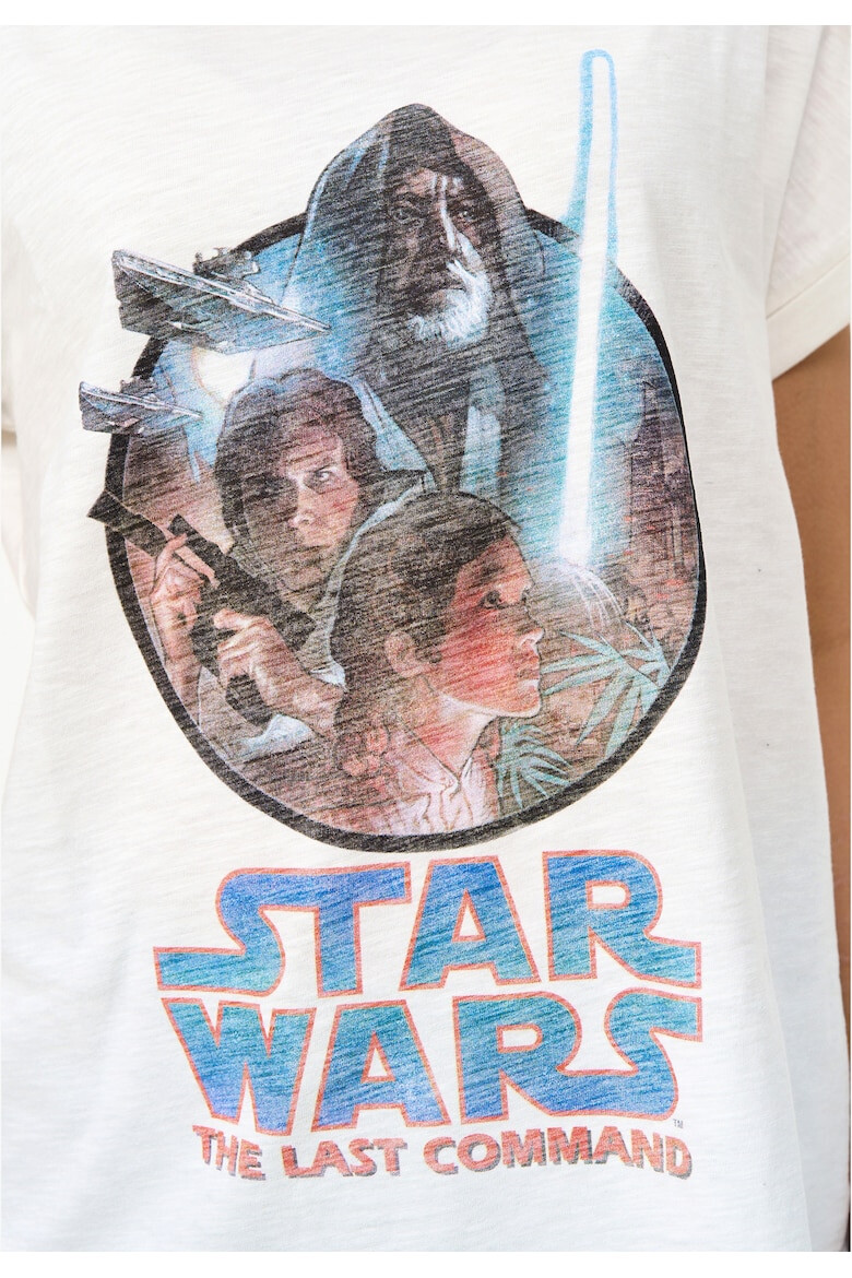 Recovered Tricou de bumbac cu decolteu rotund Star Wars The Last Command 4035 - Pled.ro