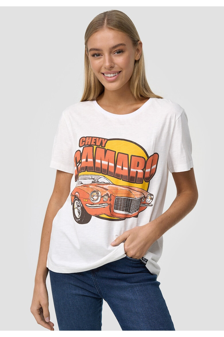 Recovered Tricou de bumbac cu imprimeu Camaro 4023 - Pled.ro