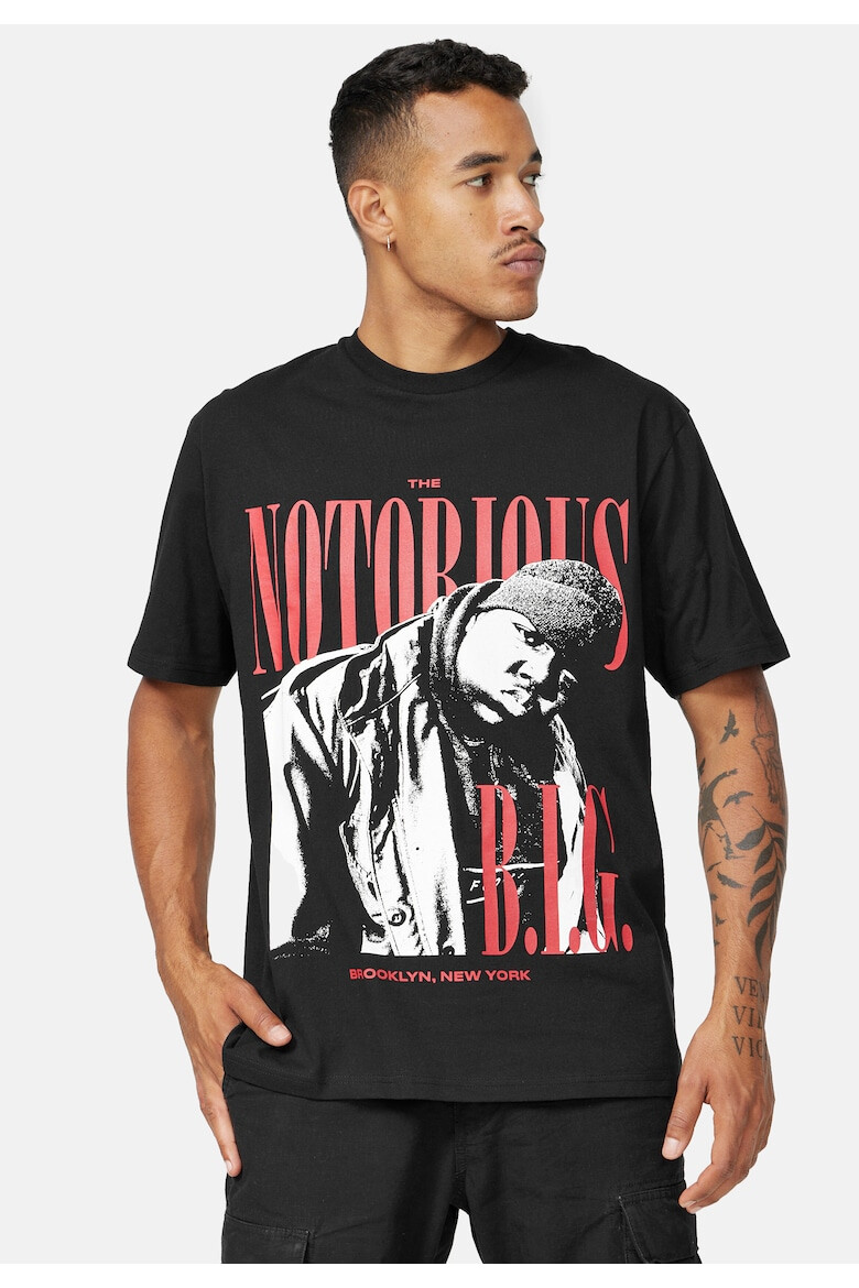 Recovered Tricou de bumbac organic cu imprimeu grafic The Notorious 4463 - Pled.ro