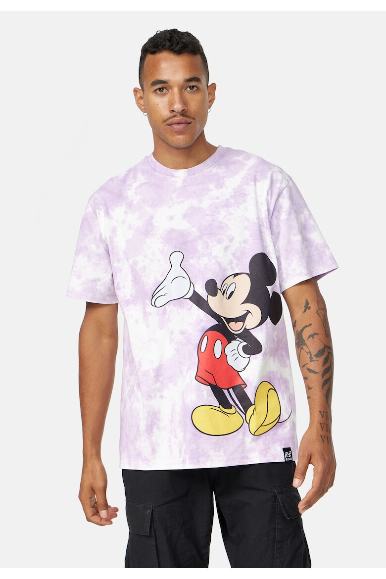 Recovered Tricou de bumbac organic cu imprimeu Hand Up Mickey 4465 - Pled.ro