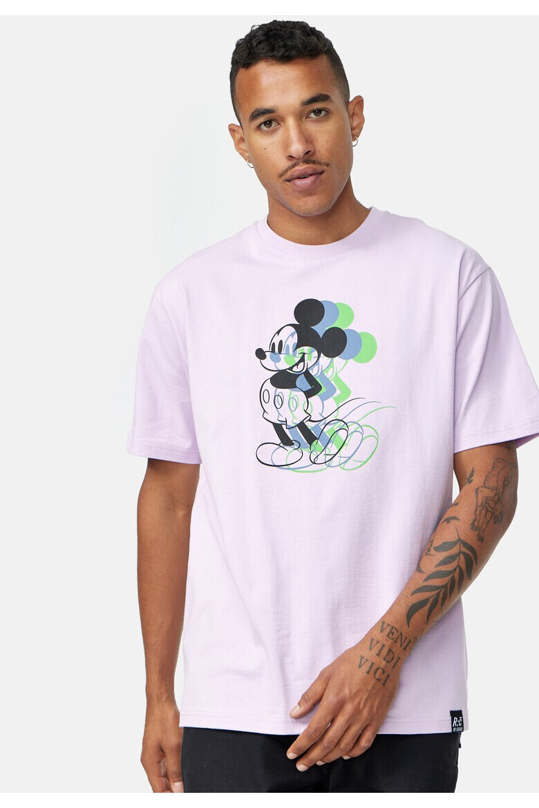 Recovered Tricou de bumbac organic cu Mickey Mouse - Pled.ro