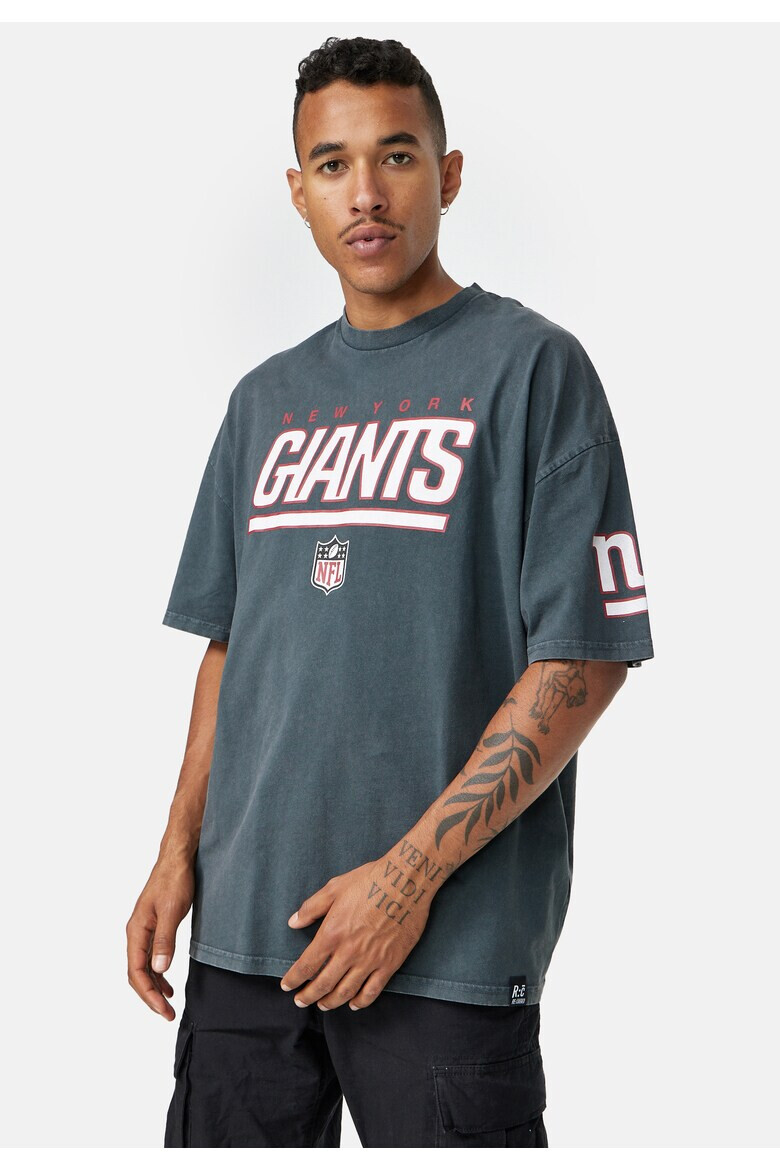 Recovered Tricou de bumbac organic supradimensionat NFL New York Giants 5209 - Pled.ro