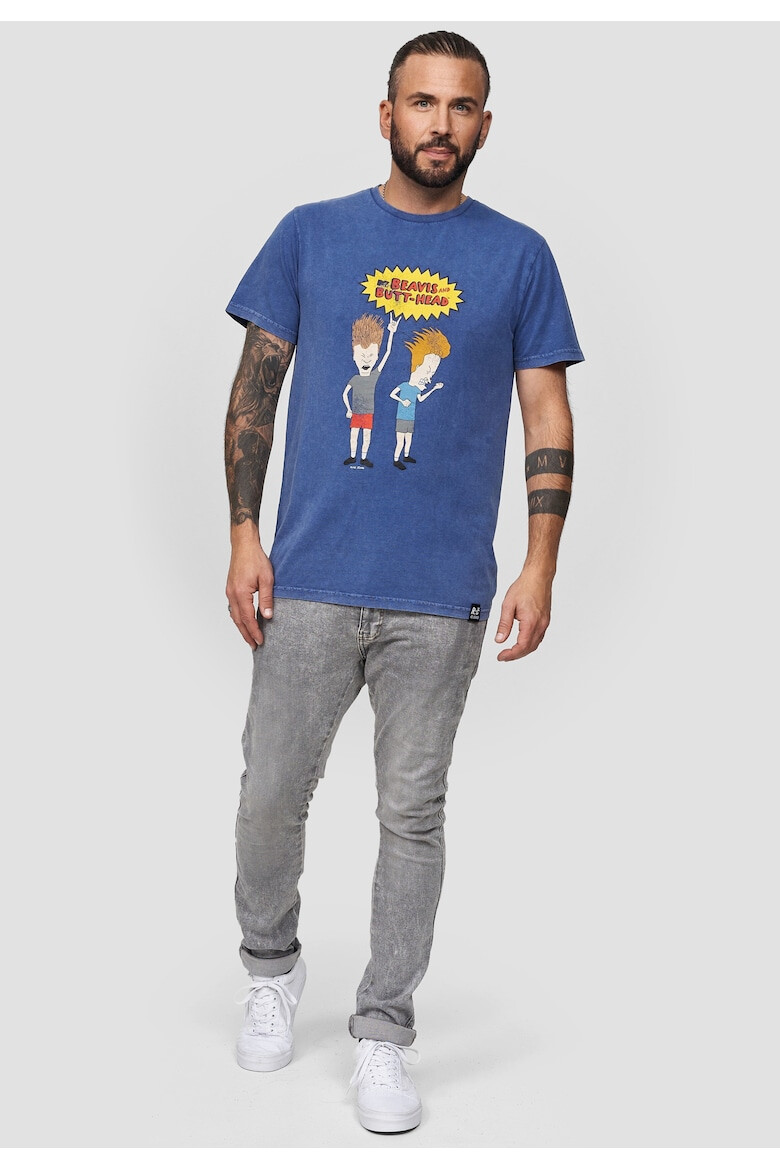 Recovered Tricou din bumbac cu imprimeu Beavis And Butthead Rock 3301 - Pled.ro