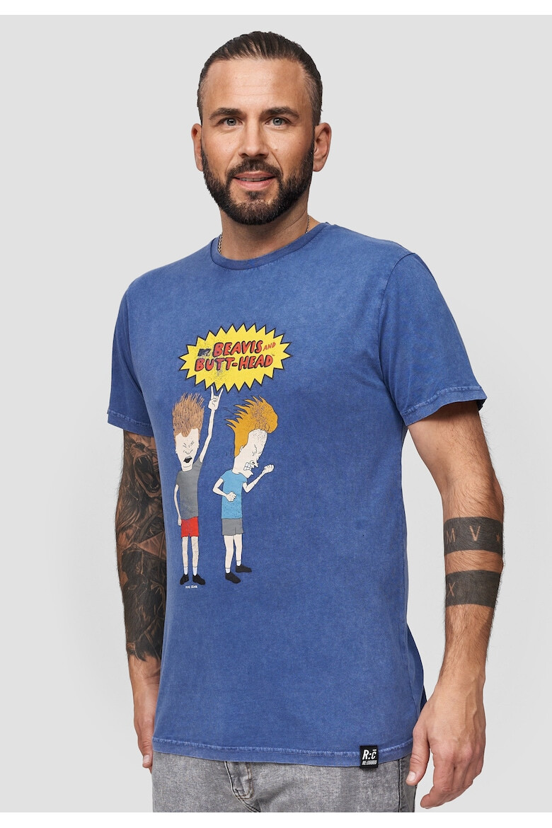 Recovered Tricou din bumbac cu imprimeu Beavis And Butthead Rock 3301 - Pled.ro