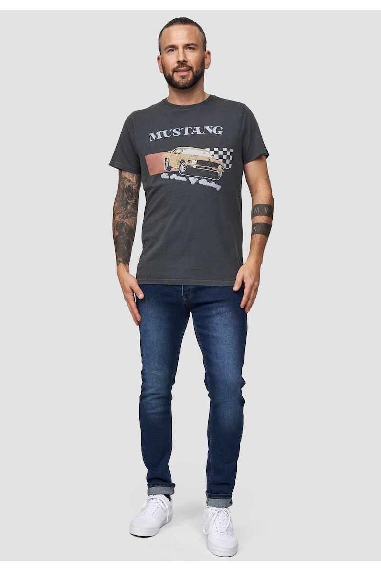 Recovered Tricou din bumbac cu imprimeu Ford The Power Of Mustang 3315 - Pled.ro