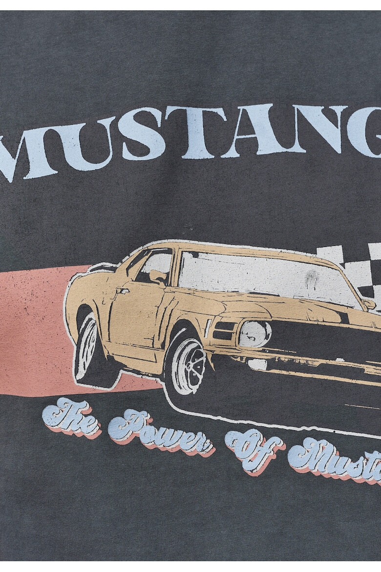 Recovered Tricou din bumbac cu imprimeu Ford The Power Of Mustang 3315 - Pled.ro