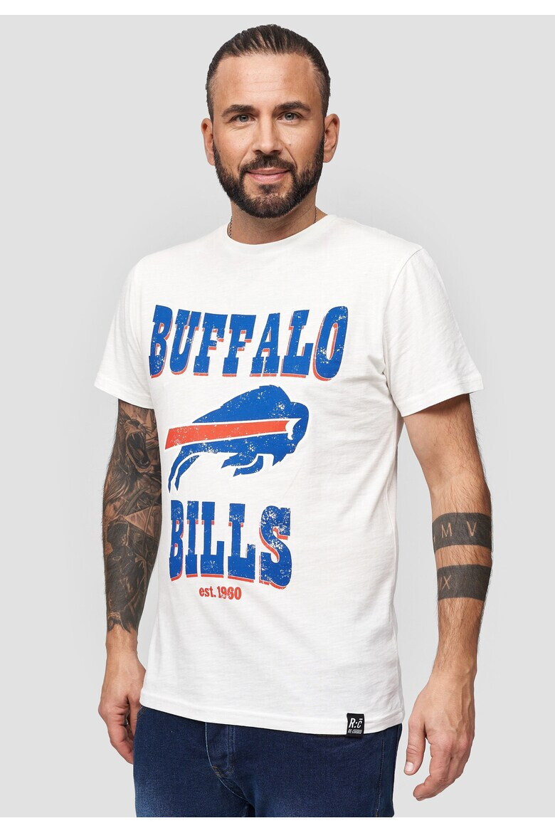 Recovered Tricou din bumbac cu imprimeu NFL Bills 3293 - Pled.ro