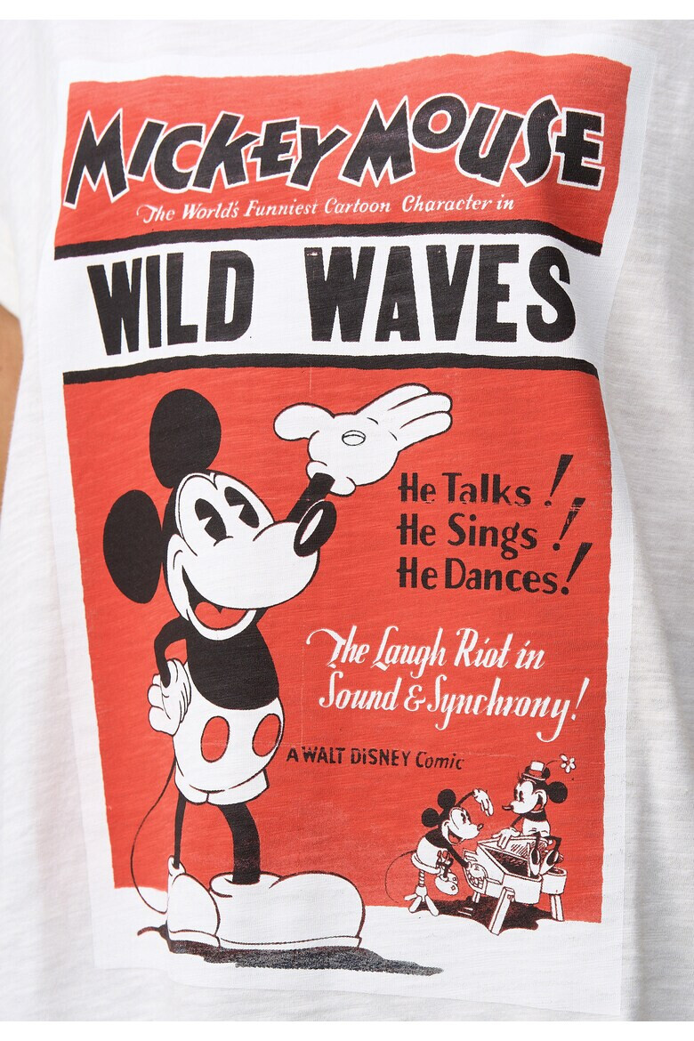 Recovered Tricou lejer cu imprimeu Mickey Mouse Wild Waves 3983 - Pled.ro