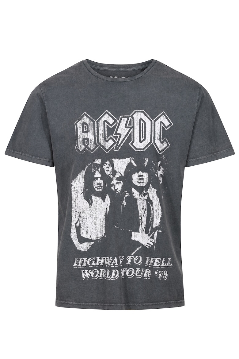 Recovered Tricou unisex cu imprimeu logo ACDC Highway to Hell World Tour 7593 - Pled.ro