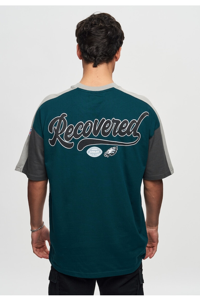 Recovered Tricou unisex din bumabac organic NFL Philadelphia Eagles - Pled.ro