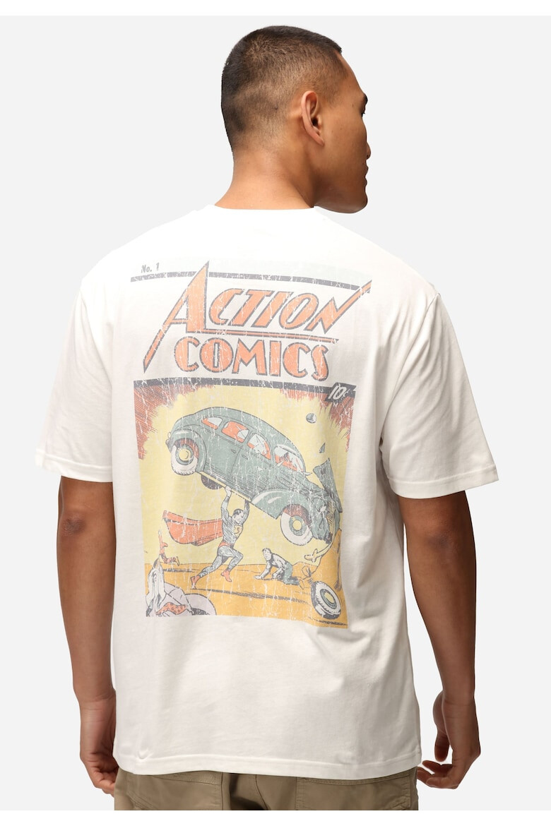 Recovered Tricou unisex din bumbac Action Comics Relaxed 767 - Pled.ro