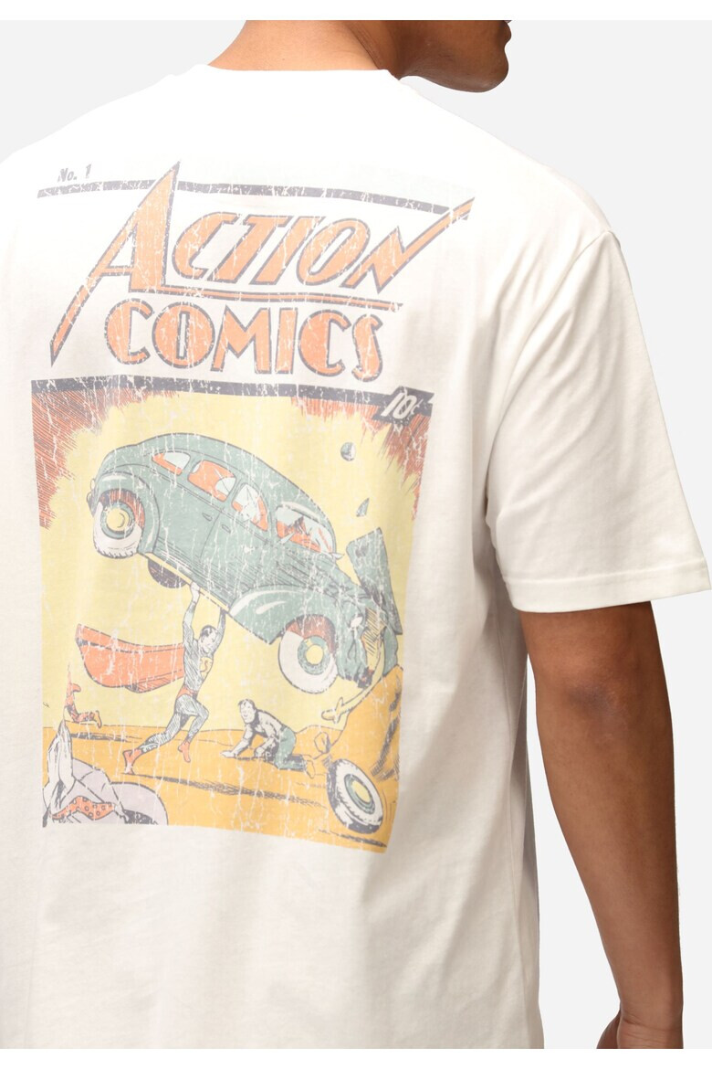 Recovered Tricou unisex din bumbac Action Comics Relaxed 767 - Pled.ro