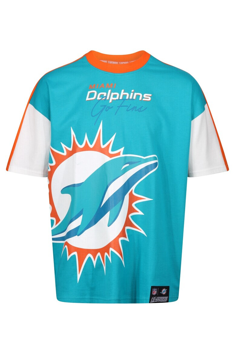 Recovered Tricou unisex din bumbac organic NFL Miami Dolphins - Pled.ro