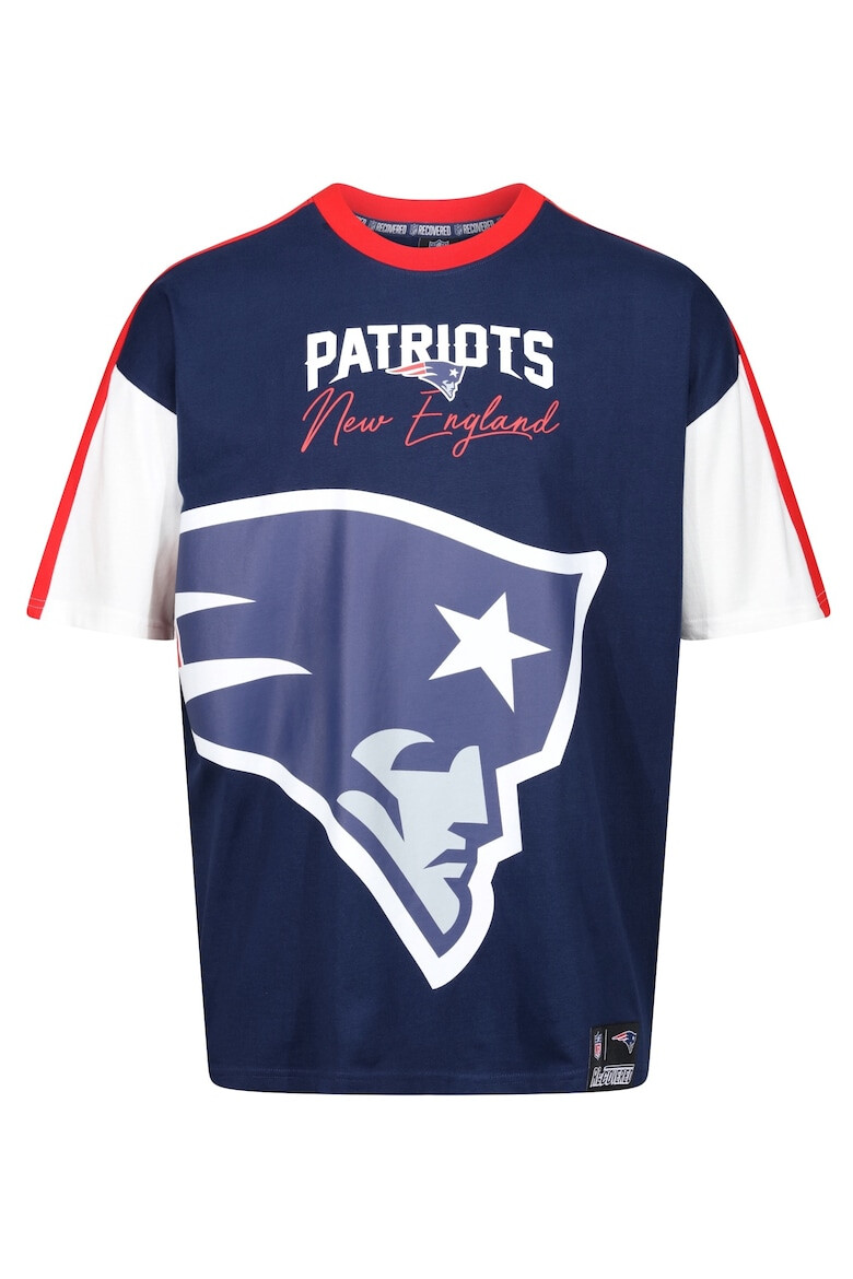 Recovered Tricou unisex din bumbac organic NFL New England Patriots - Pled.ro