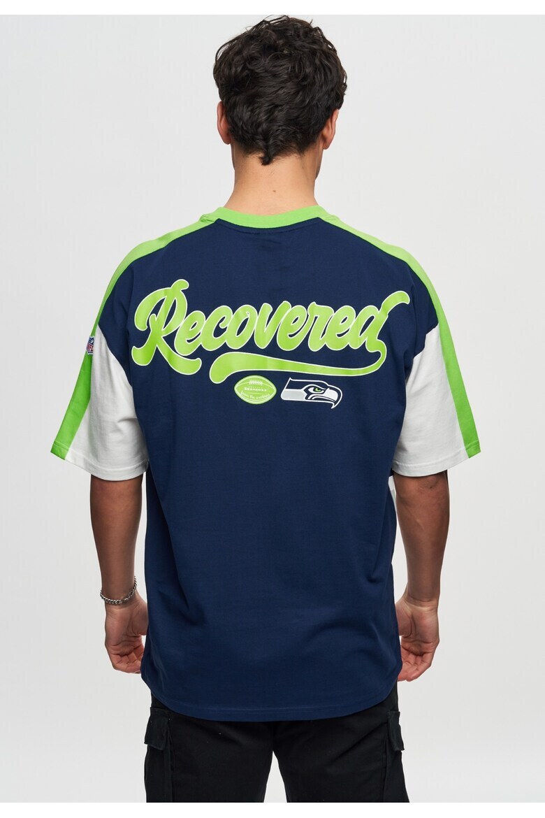 Recovered Tricou unisex din bumbac organic NFL Seattle Seahawks - Pled.ro