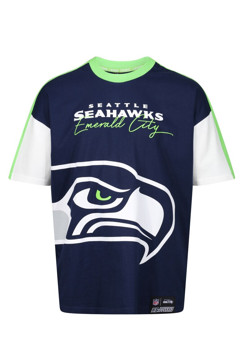 Recovered Tricou unisex din bumbac organic NFL Seattle Seahawks - Pled.ro