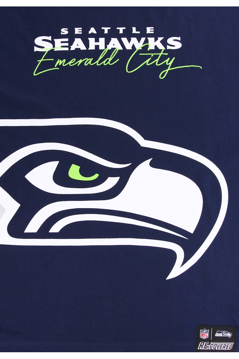 Recovered Tricou unisex din bumbac organic NFL Seattle Seahawks - Pled.ro