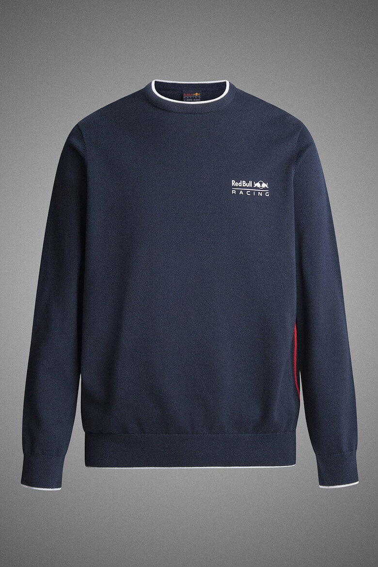 Red Bull Racing by Pepe Jeans London Bluza de trening cu decolteu la baza gatului - Pled.ro