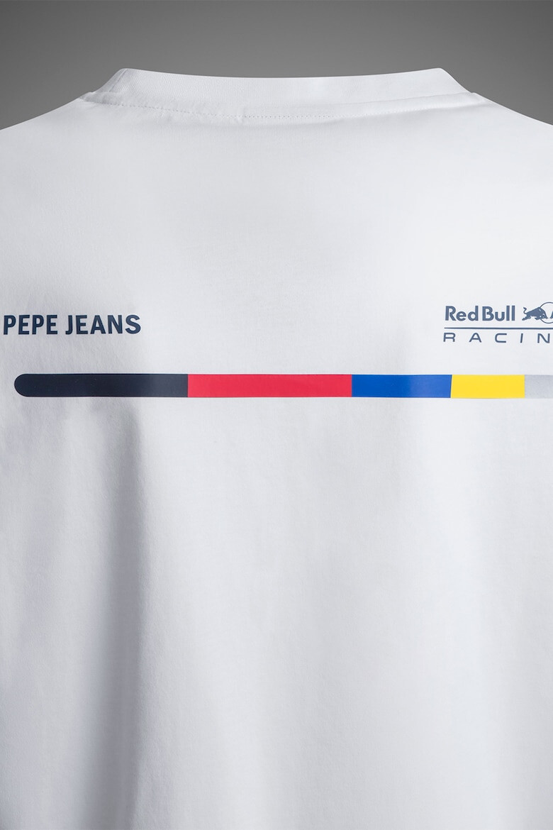 Red Bull Racing by Pepe Jeans London Pepe Jeans London Bluza crop din bumbac - Pled.ro