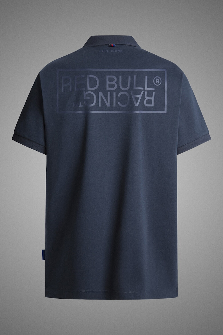 Red Bull Racing by Pepe Jeans London Pepe Jeans London Bluza polo cu fenta cu nasturi - Pled.ro