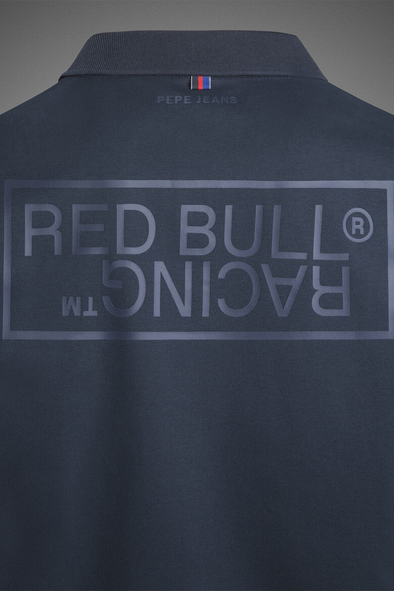 Red Bull Racing by Pepe Jeans London Pepe Jeans London Bluza polo cu fenta cu nasturi - Pled.ro