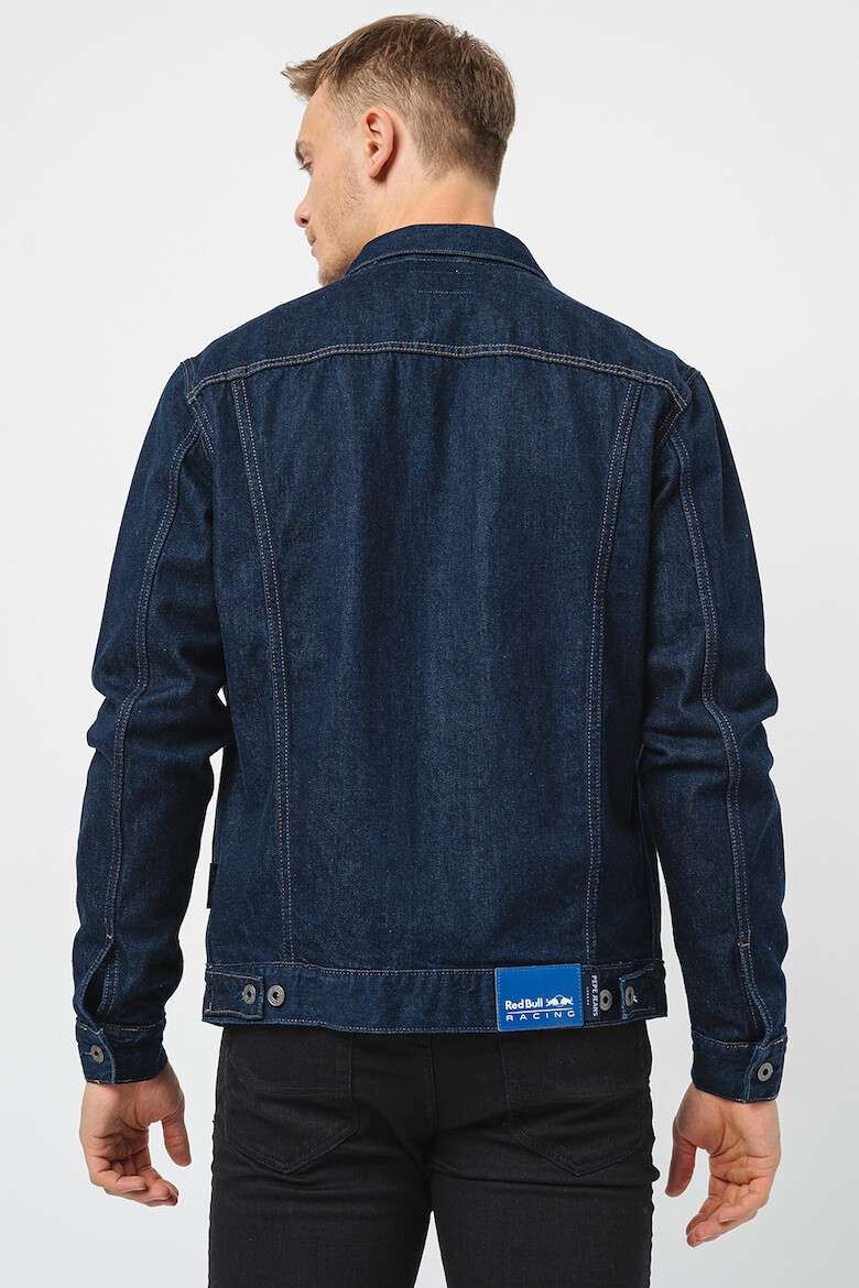 Red Bull Racing by Pepe Jeans London Pepe Jeans London Jacheta unisex de denim cu buzunare cu clapa - Pled.ro