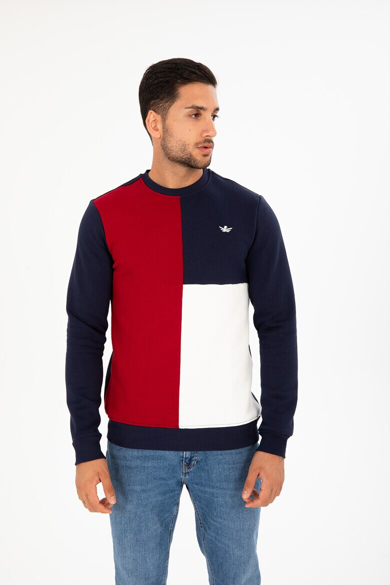 Red White and Blue Bluza de trening cu decolteu rotund Bayet - Pled.ro