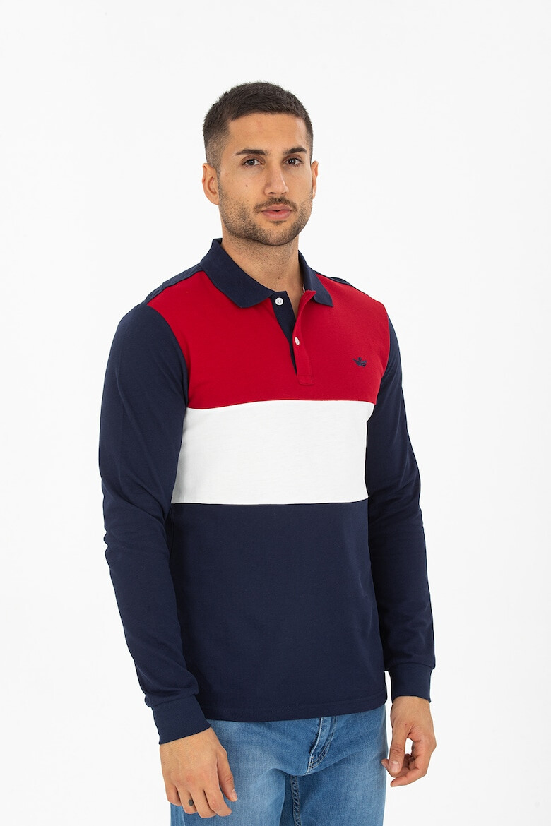 Red White and Blue Bluza polo din bumbac pique Coddy - Pled.ro