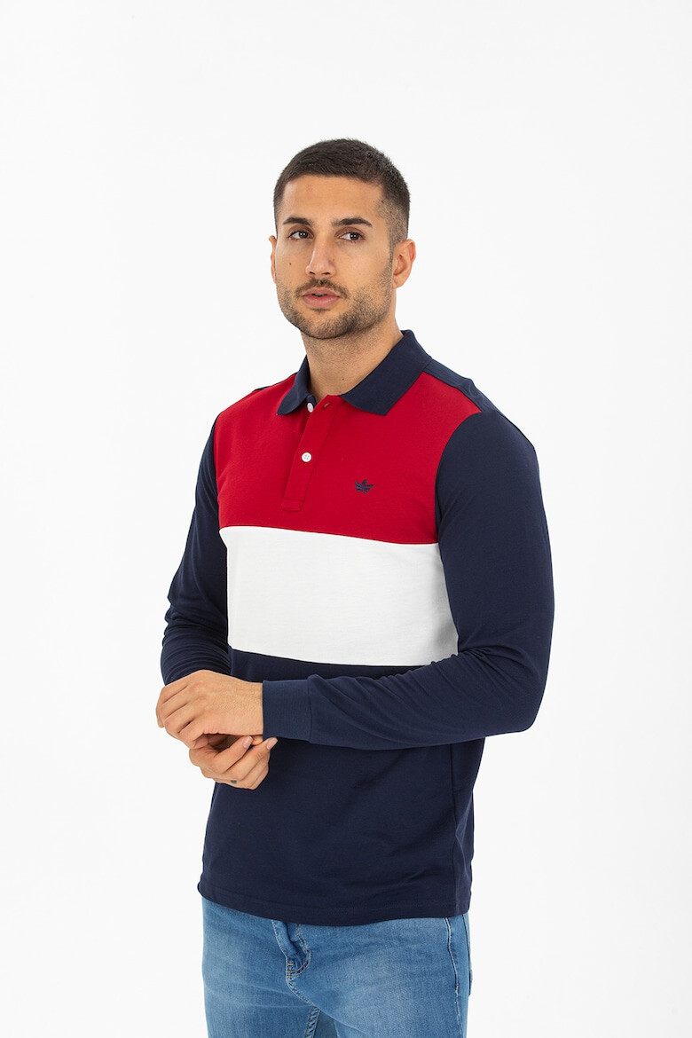 Red White and Blue Bluza polo din bumbac pique Coddy - Pled.ro