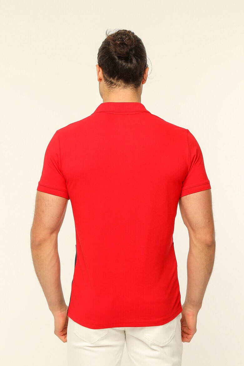 Red White and Blue Tricou polo de bumbac Jamie - Pled.ro