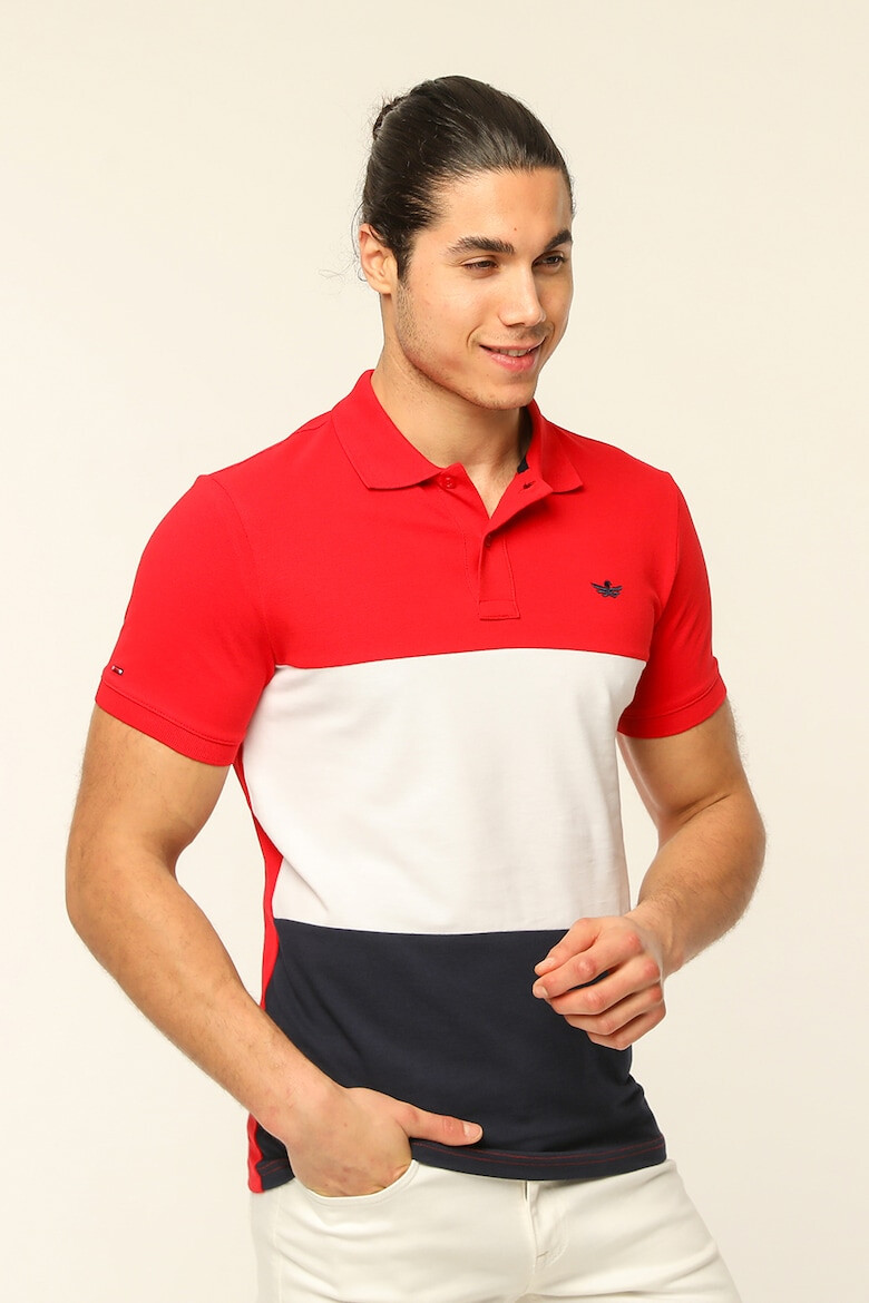 Red White and Blue Tricou polo de bumbac Jamie - Pled.ro