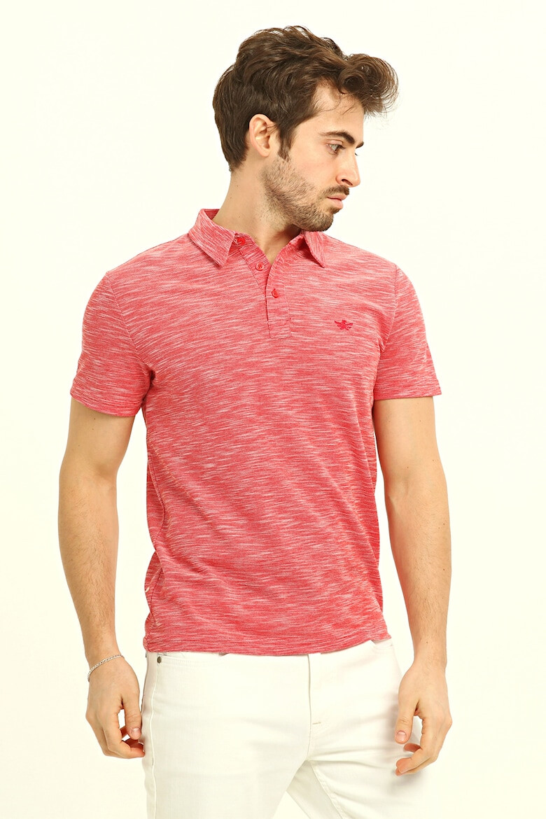 Red White and Blue Tricou polo regular fit cu logo discret - Pled.ro