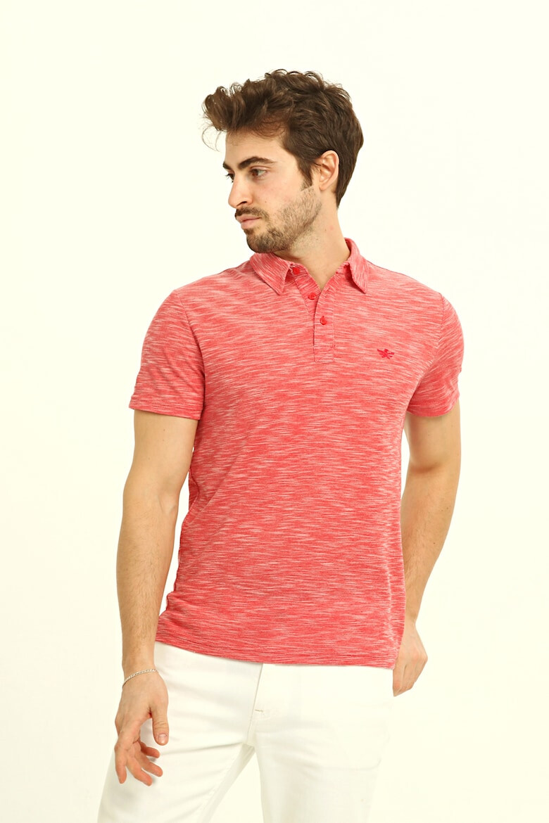 Red White and Blue Tricou polo regular fit cu logo discret - Pled.ro