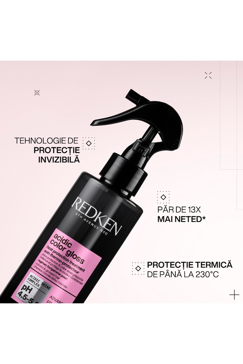 Redken Leave-in Acidic Color Gloss cu vitamina E si arginina ofera protectie termica si stralucrie pentru par vopsit 190ml - Pled.ro