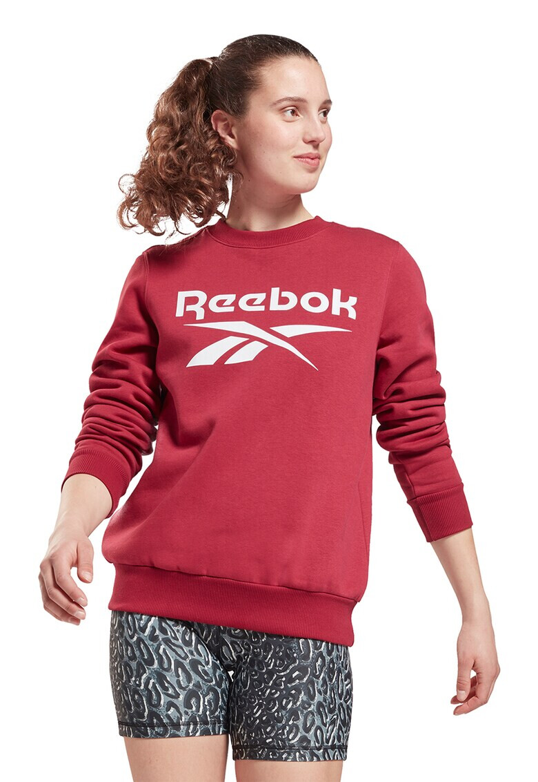 Reebok Bluza sport cu imprimeu logo pentru fitness Identity - Pled.ro