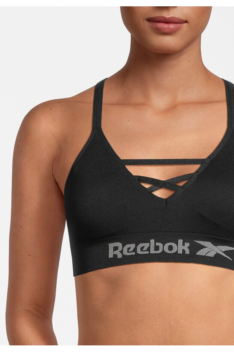 Reebok Bustiera cu bretele incrucisate pentru fitness Nahtloser 6757 - Pled.ro