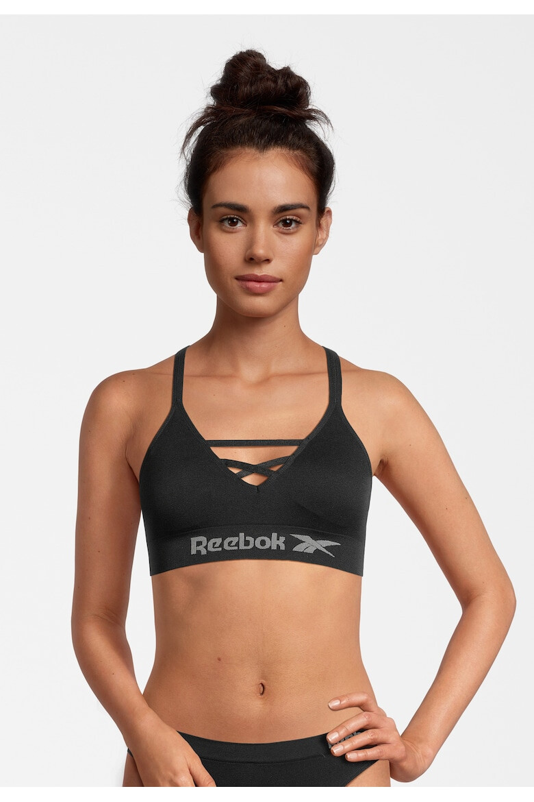 Reebok Bustiera cu bretele incrucisate pentru fitness Nahtloser 6757 - Pled.ro