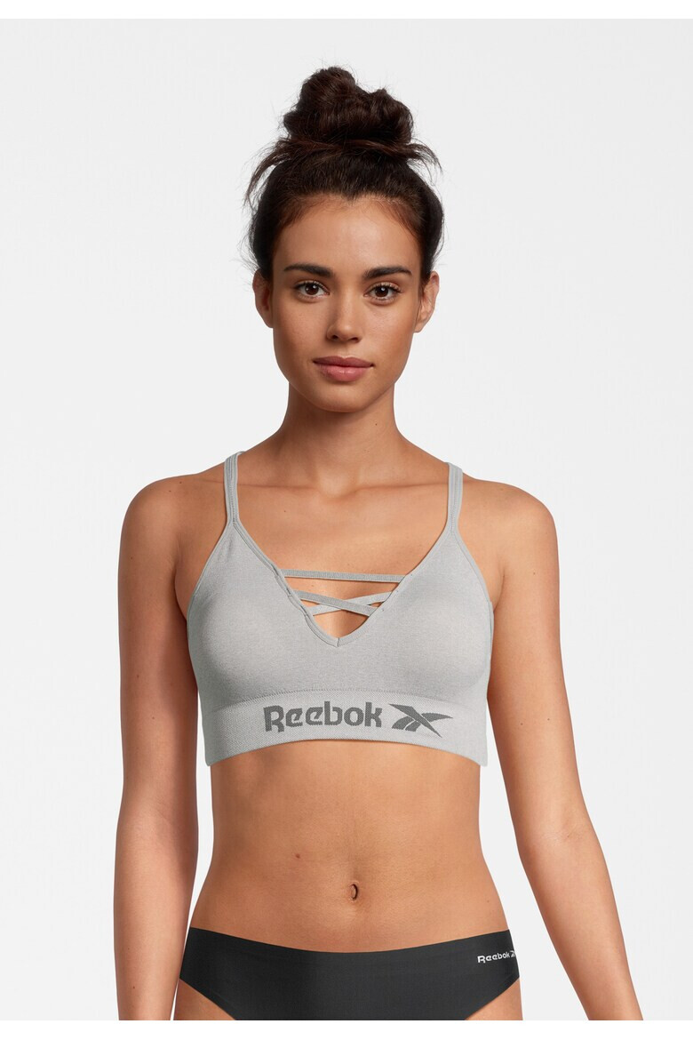 Reebok Bustiera cu bretele incrucisate pentru fitness Nahtloser 6757 - Pled.ro