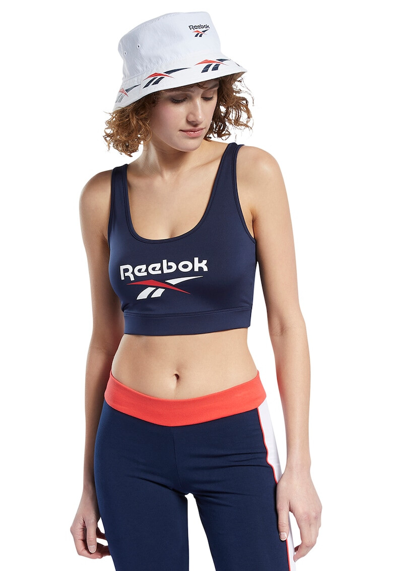 Reebok Bustiera cu sustinere minima pentru fitness Classics Vector L - Pled.ro